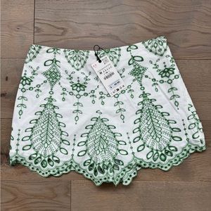 Zara Embroidered Shorts